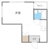 ハイツ北斗の間取り画像