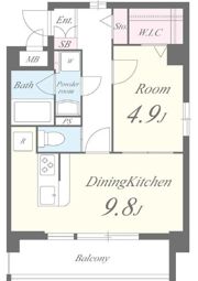 クレセント馬部の間取り画像