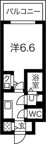 エスリードレジデンス梅田マークスの間取り画像