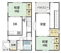 大宮四丁目貸家の間取り画像