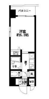 HF東日本橋レジデンスの間取り画像