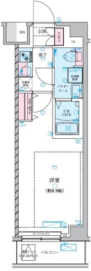 GENOVIA中野島の間取り画像