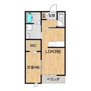 セレーノ小松Bの間取り画像