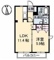 バリュージュヤシマⅡの間取り画像
