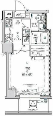 エスファルベ川口の間取り画像