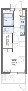 レオパレスポートサイド弁天の間取り画像