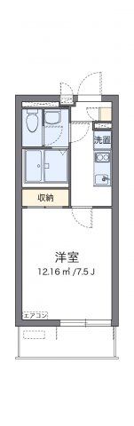 クレイノ浪華Ⅵの間取り画像