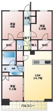 CRYSTAL MARKSの間取り画像