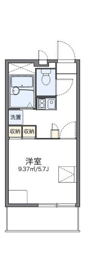 レオパレスラフィーナの間取り画像