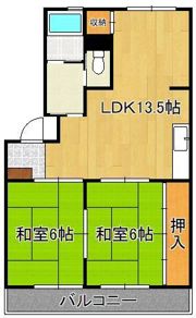 ニューハイツ赤坂の間取り画像