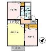 ディアコートCの間取り画像