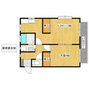 メゾンHATORI A棟の間取り画像