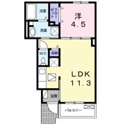 ラフレシール メゾン YaYaの間取り画像