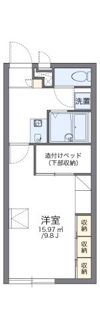 レオパレス一本杉の間取り画像