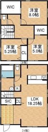 スマートテラス作田 K棟の間取り画像