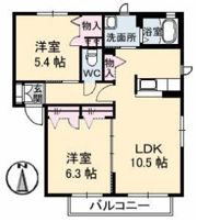 グランドメゾン片島 B棟の間取り画像