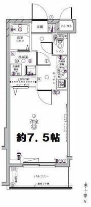 ディアレイシャス中野新橋の間取り画像