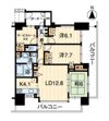 アルファステイツ中庄駅前の間取り画像