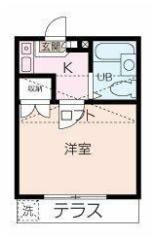 ヴィラ小田原の間取り画像
