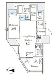 デュオフラッツ池袋の間取り画像