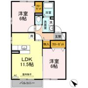 セジュール中山西の間取り画像