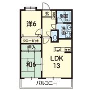 ダイイチライフ弐番館の間取り画像