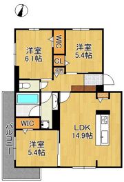 TORISIA相生町の間取り画像