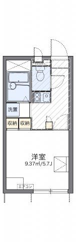 レオパレスサンオークの間取り画像