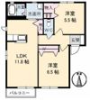 シャーメゾン山内 A棟の間取り画像