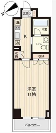 プラティーク清澄白河の間取り画像