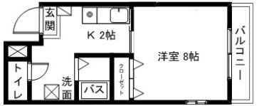 エクセラート瀬田の間取り画像