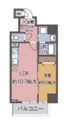 アルデールトモ北堀江の間取り画像