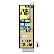 ブルーローズガーデン B棟の間取り画像