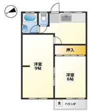 唐崎グリーンハイツの間取り画像