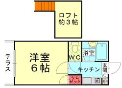 アウグスト九工大の間取り画像