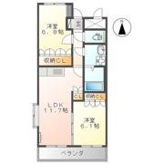 シャンピア桜木東の間取り画像