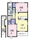 サンリット城ヶ根の間取り画像