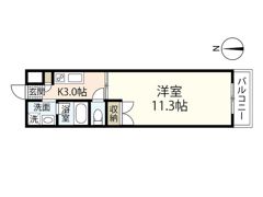 COMFORT庚午の間取り画像