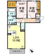ゴールドウイング B棟の間取り画像