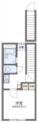 レオパレス中原の間取り画像