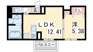 BOWLZ KOBE 兵庫町の間取り画像