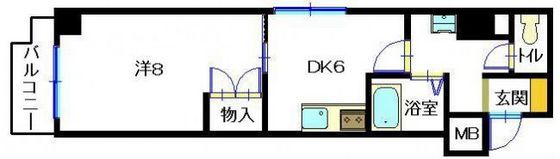 アルモシティーハイツの間取り画像