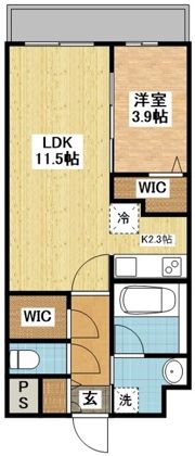 ヴィオラ矢上の間取り画像