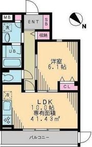 ガーデンテラス柿の木坂の間取り画像