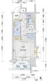プレサンス京大東の間取り画像