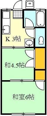 花ノ宮ハイツの間取り画像