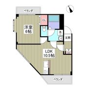 リバーサイドツルミの間取り画像