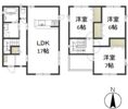白石貸家の間取り画像