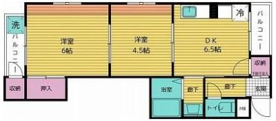 第三シャルマン四条畷の間取り画像