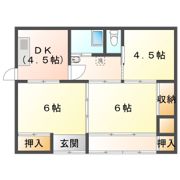 坂下貸家の間取り画像